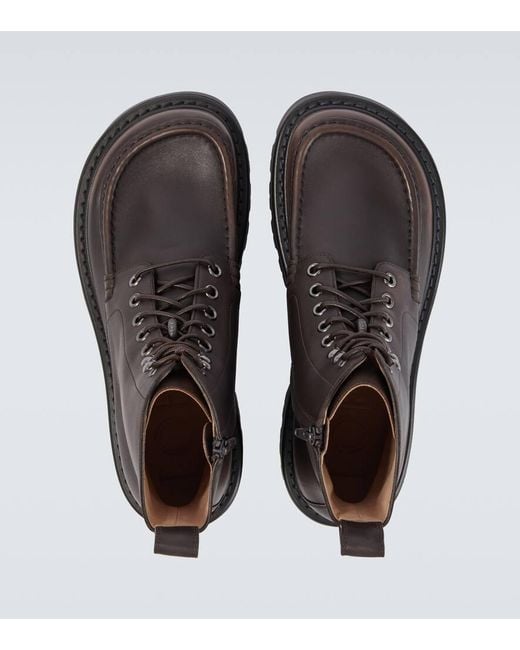 Loewe Schnuerstiefel Sierra Aus Leder in Brown für Herren