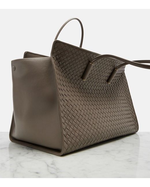 Bottega Veneta Brown Tote Bag Barbara Medium Aus Leder