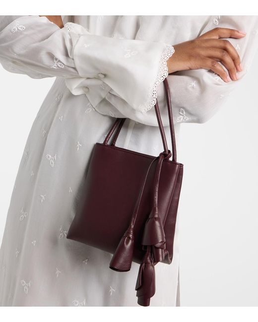 Magda Butrym Purple Julia Small Leather Shoulder Bag