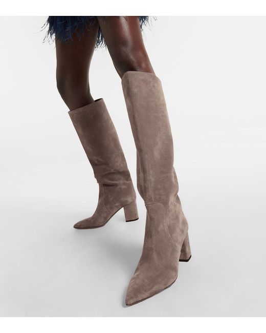 Paris Texas Brown Anja 70 Suede Boots