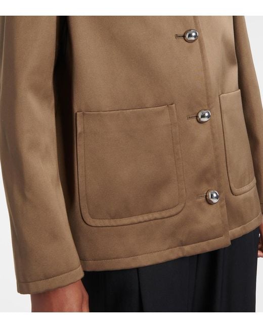 Altuzarra Brown Bart Single-Breasted Jacket