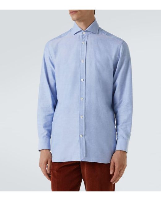Camicia di Dunhill in Blue da Uomo