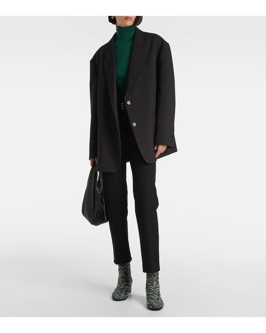 Gianvito Rossi Green Joelle 45 Boucle Tweed Ankle Boots