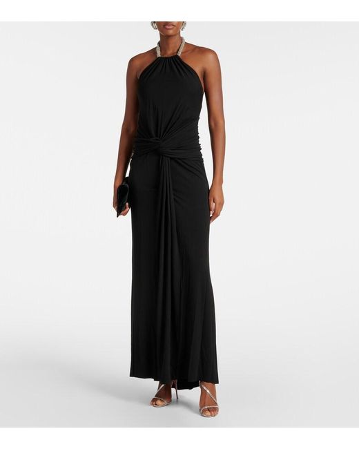 Jonathan Simkhai Black Halterneck Gown