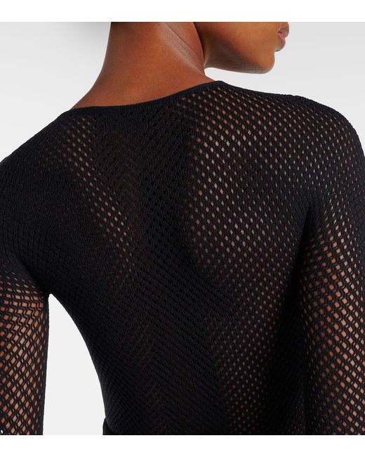 Wardrobe NYC Black X Rhw Body Web Aus Einem Wollgemisch