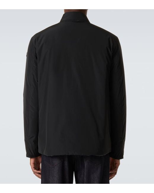 Moncler Blue Ouille Reversible Down Jacket for men