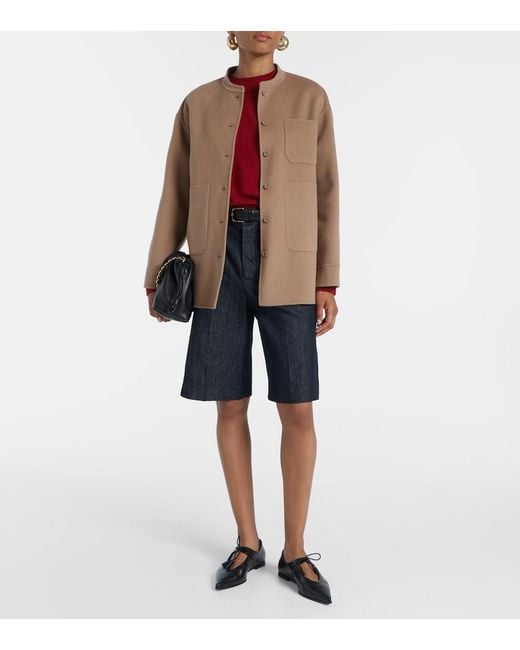 Max Mara Brown Costanza Virgin Wool Jacket