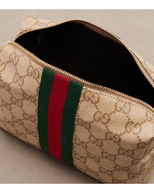 Gucci Natural Essence Gg Canvas Mini Pouch