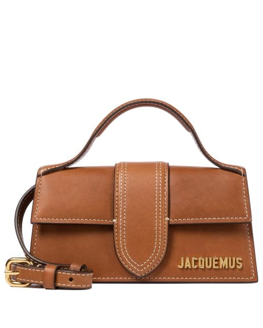 Jacquemus Brown Le Bambino Medium Leather Shoulder Bag