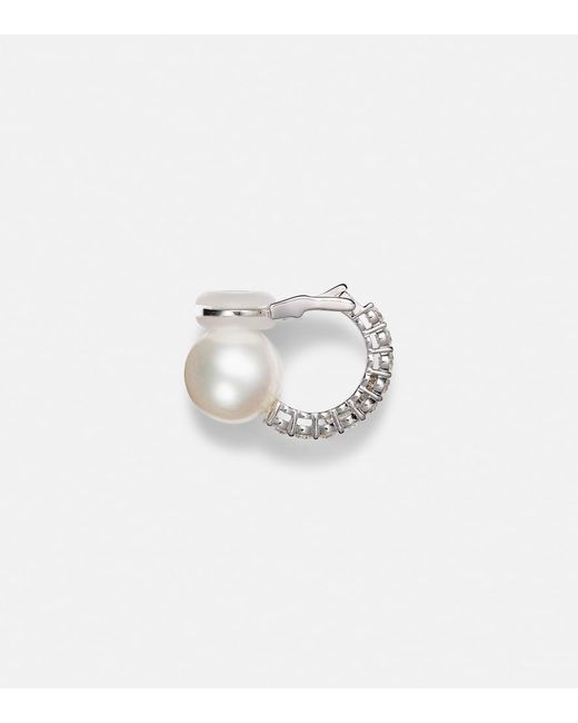 Orecchino Ear Cuff Pearlescent di YEPREM in White