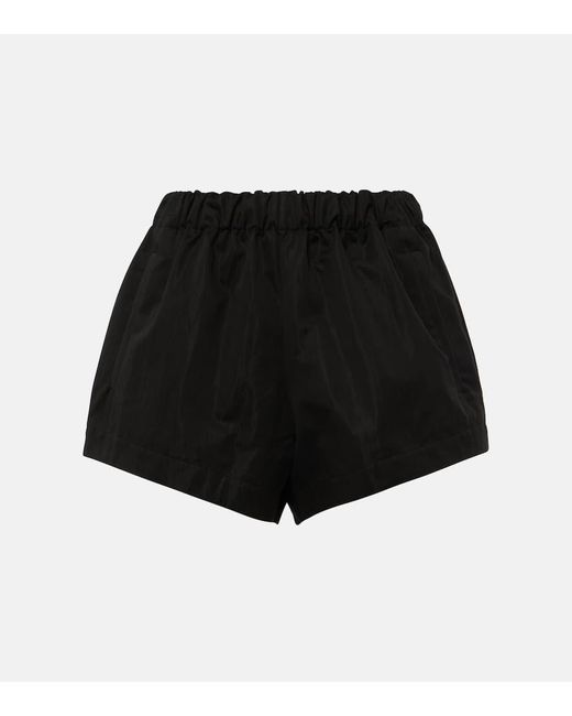 Wardrobe NYC Black Shorts aus Drill
