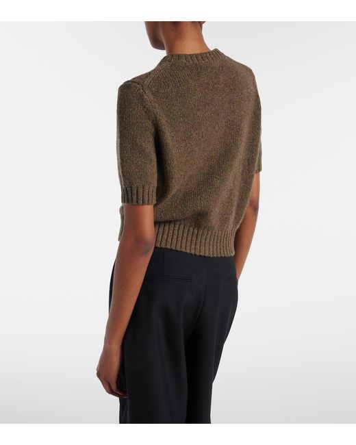 Khaite Green Nora Cashmere Cardigan