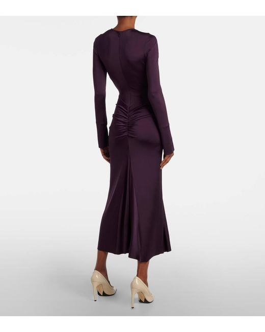 jersey dress mini Brown Jersey Boat Neck Tate Mini Dress