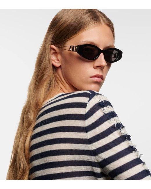 Dior Brown Cat-Eye-Sonnenbrille 30Montaigne B6I