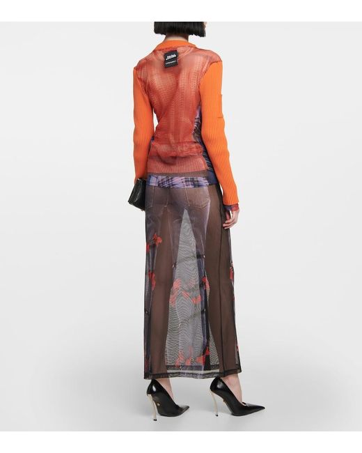 Y. Project Pink X Jean Paul Gaultier Trompe L'Oeil Top