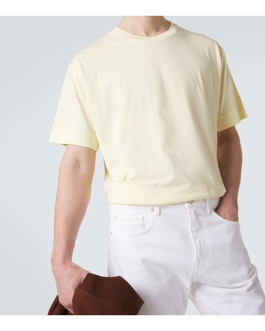 Umit Benan Natural Paradiso Cotton Jersey T-Shirt for men