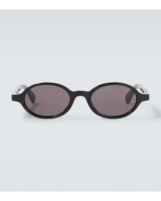 Bottega Veneta Brown Oval Sunglasses for men