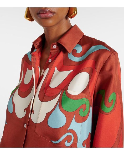 LaDoubleJ Red Boy Silk Twill Shirt