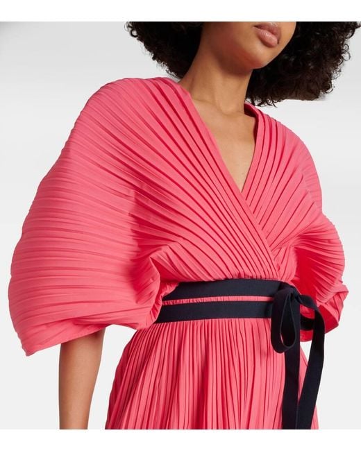 Roksanda Red Vendita Belted Midi Dress