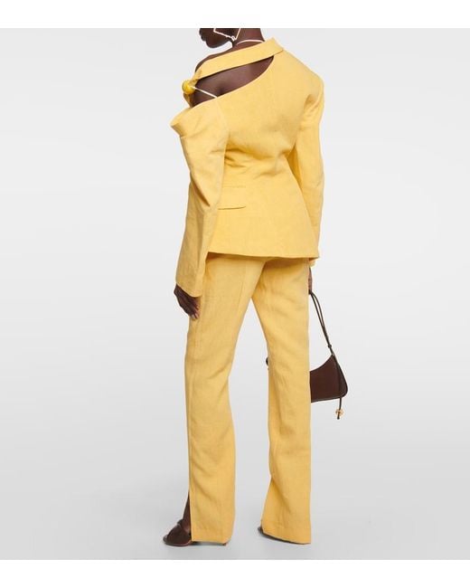 Jacquemus Yellow La Veste Baska Jacket