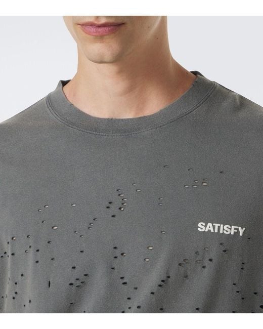 Camiseta Mothtech De Algodon Satisfy de hombre de color Gray