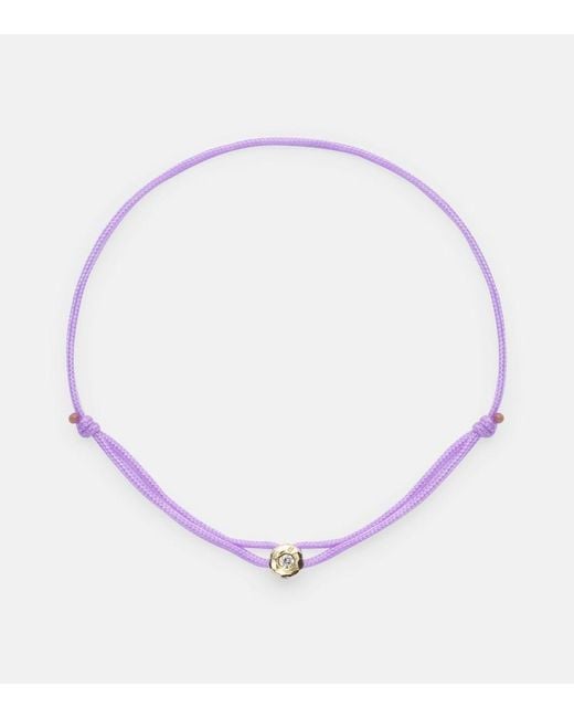 Octavia Elizabeth Metallic Parachute Nesting Gem 18Kt Bracelet With Diamond