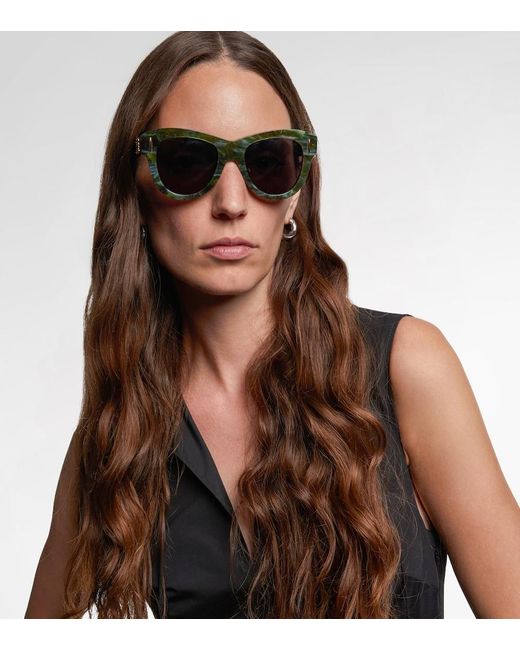 Loewe Brown Anagram Cat-Eye Sunglasses