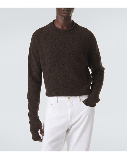 Umit Benan Black Ricky Cashmere Sweater for men