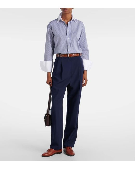 Chemise Bengal Raye En Coton Polo Ralph Lauren en coloris Blue