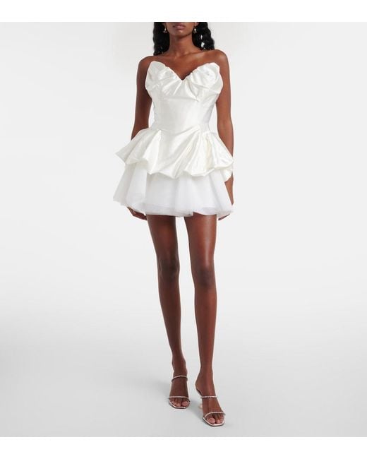 Vivienne Westwood White Bridal Joe Petticoat Tulle Miniskirt