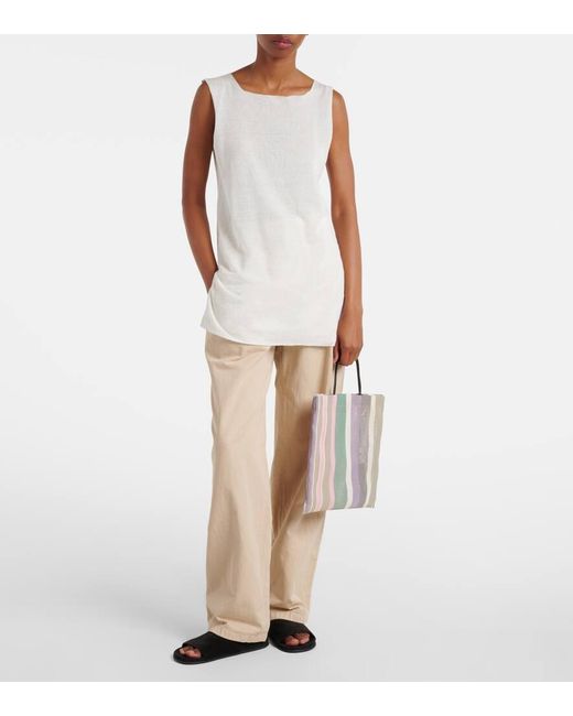 The Row Multicolor Barn Mini Mesh Tote Bag