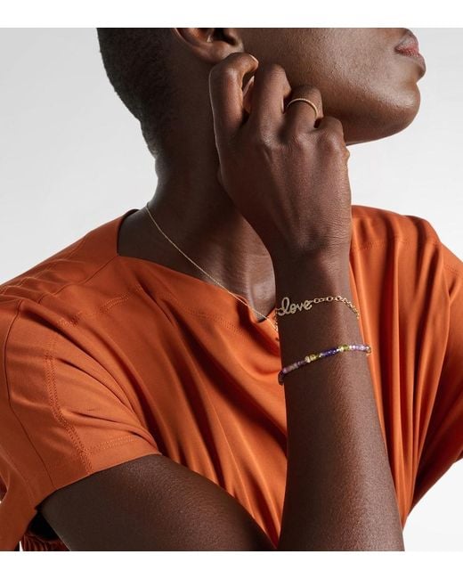 Bracciale Evil Eye di Sydney Evan in Metallic