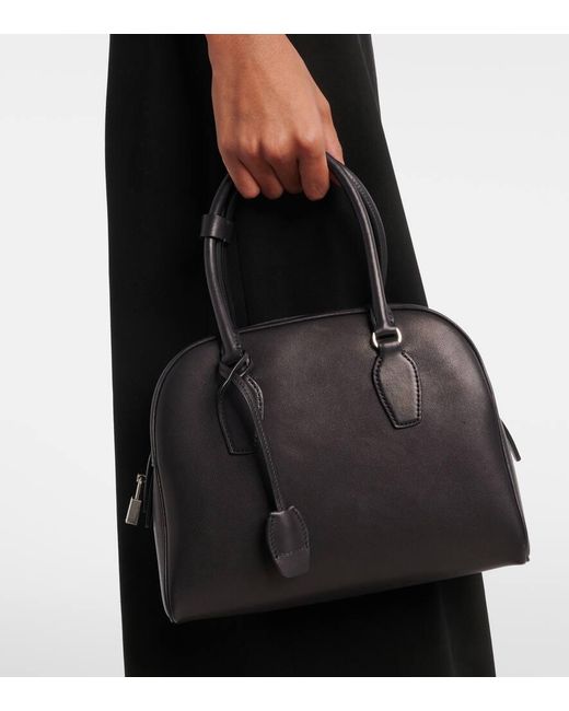 The Row Black Tote India 10.00 Aus Leder