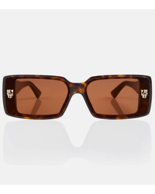 Cartier Brown Panthère De Cartier Sunglasses