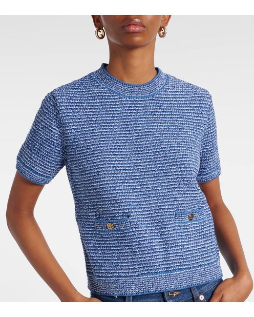 Gucci Blue Elegantes Damen-Shirt