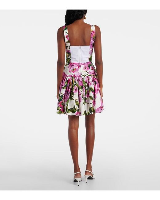 Dolce & Gabbana Pink Top With Floral Pattern