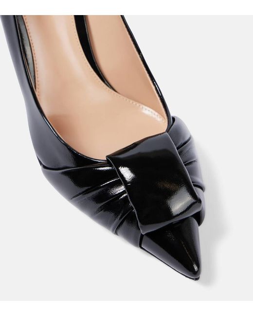 Gianvito Rossi Black Pumps Paradi 85 Aus Lackleder