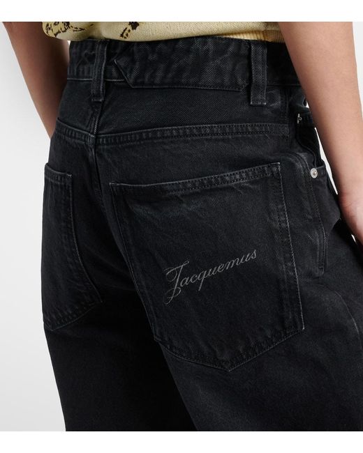 Jean Ample De-Nimes Jacquemus en coloris Black