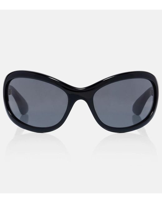 Khaite Blue X Oliver Peoples 1967C Oversized Sunglasses