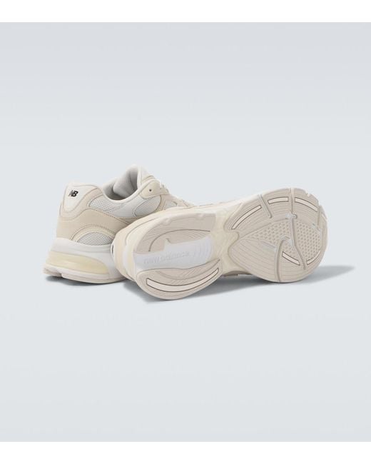 Comme des Garçons White X New Balance 2010 Leather-Trimmed Sneakers for men