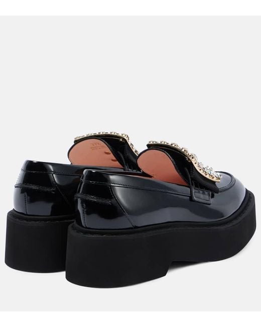 Mocassini Viv' Rangers Con Platform di Roger Vivier in Black