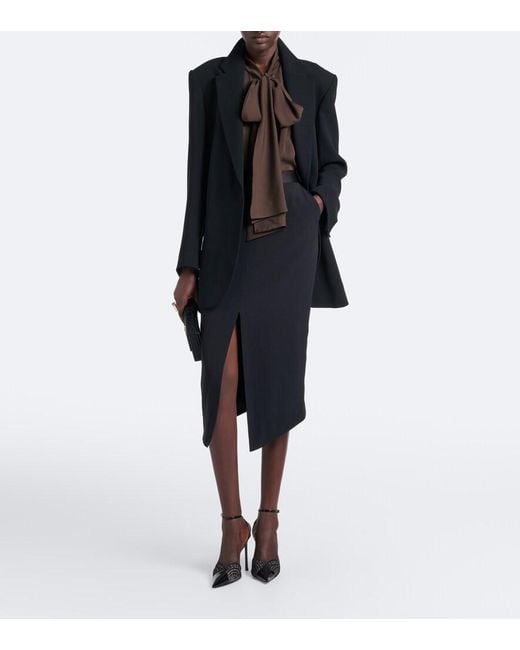 Tom Ford Black Lace And Patent Leather Pumps