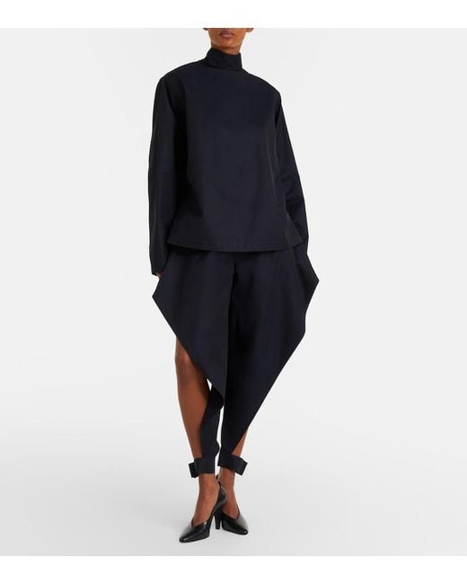 Alaïa Black Reversible Cotton Gabardine Jacket