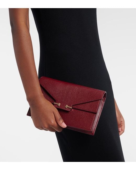 Tom Ford Red Aube Mini Leather Crossbody Bag
