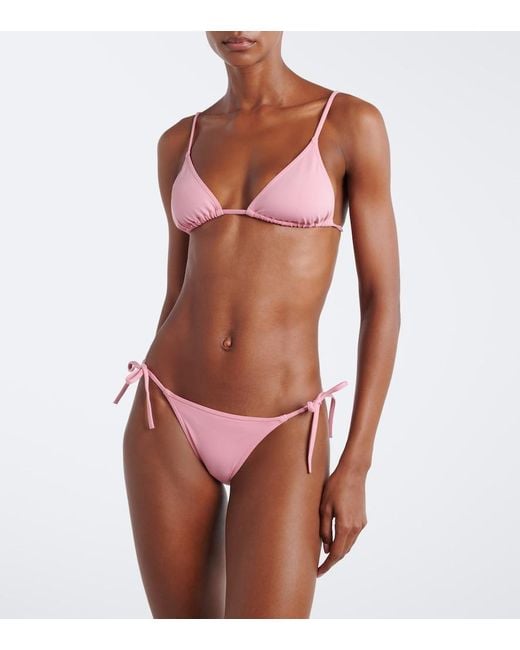 Eres Pink Mouna Bikini Top
