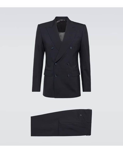 Dolce & Gabbana Anzug aus Wolle in Blue für Herren