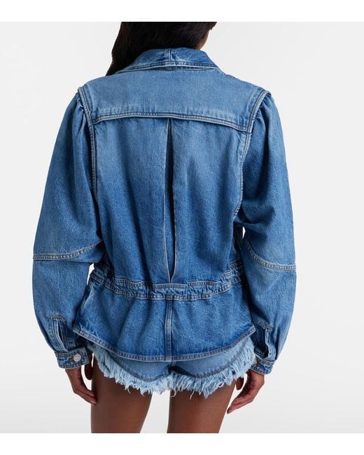 Isabel Marant Blue Dolie Denim Jacket