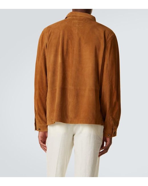 Polo Ralph Lauren Brown Suede Field Jacket for men