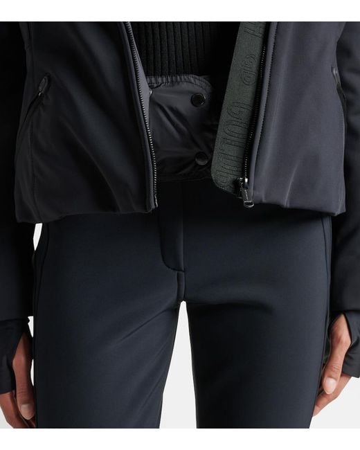 Goldbergh Black Hida Faux Fur-Trimmed Ski Jacket