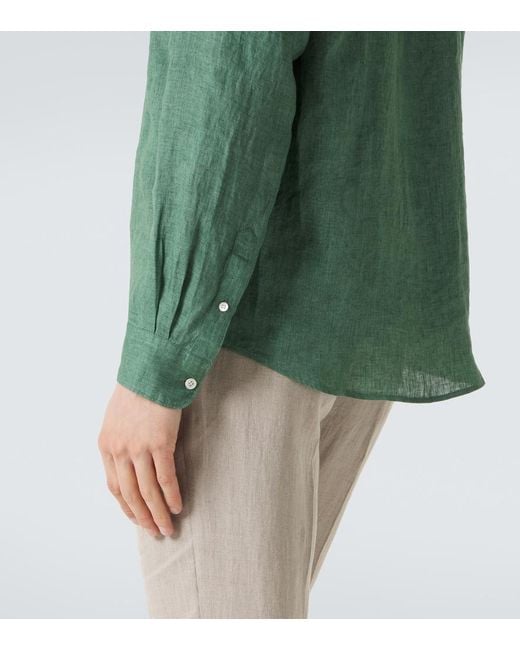 Camicia di Sunspel in Green da Uomo
